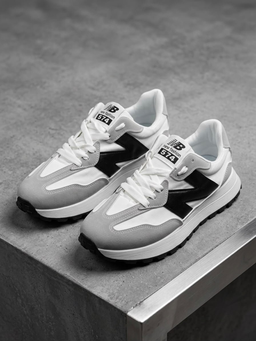 NB Casual White Black MCG-2026 3519