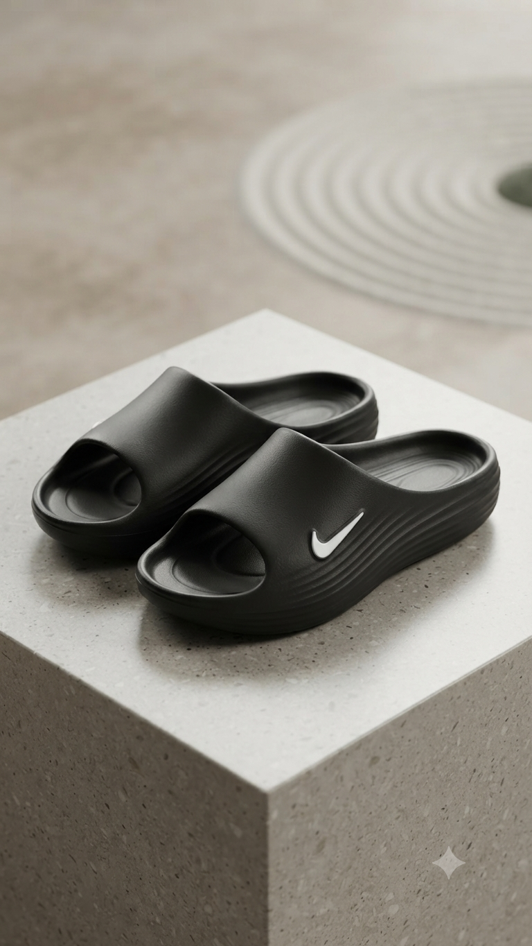 Nike React Slide Black