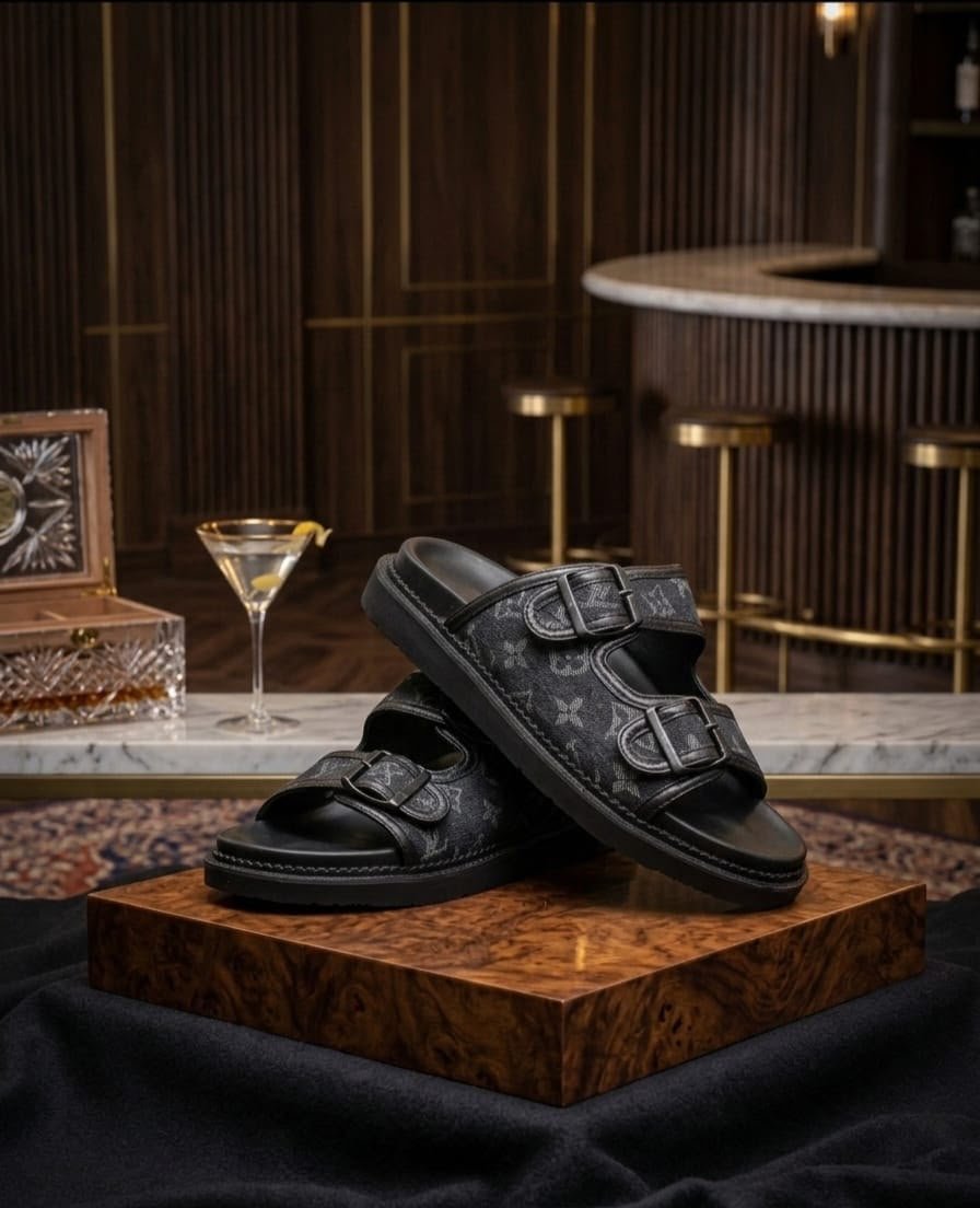 Louis Vuitton Chappal Black 5322