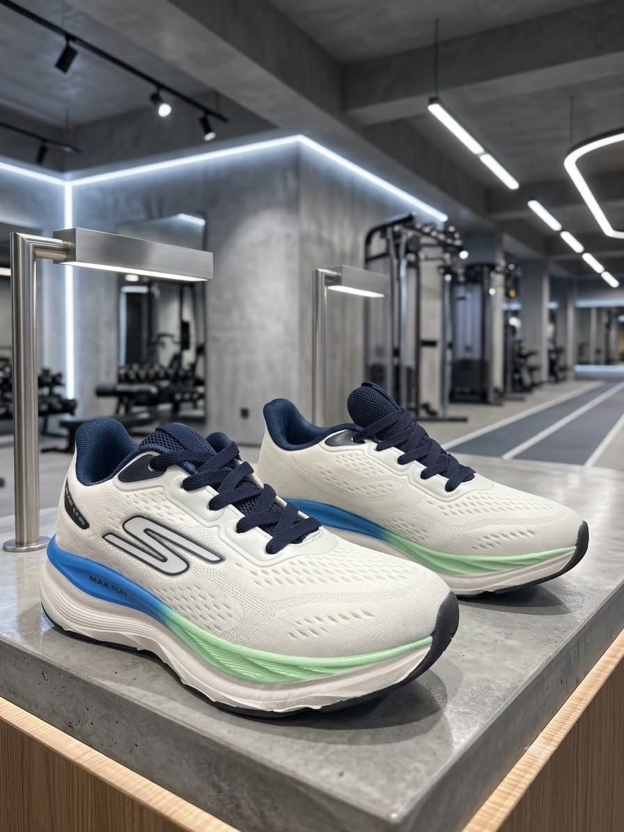 Skechers Sports White Blue 9826 3517