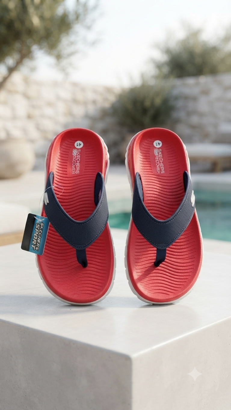 Skechers Recovery Red White