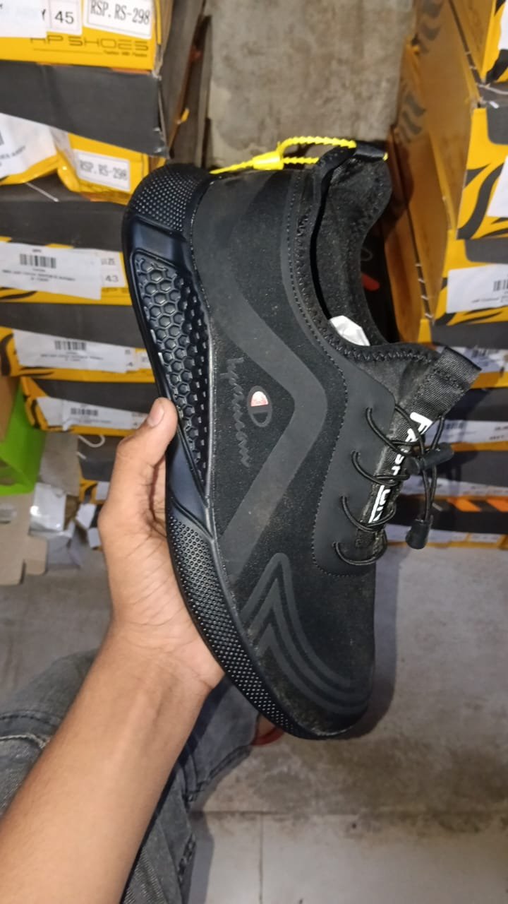 Mr HP-1034 SHOES FULL BLACK 