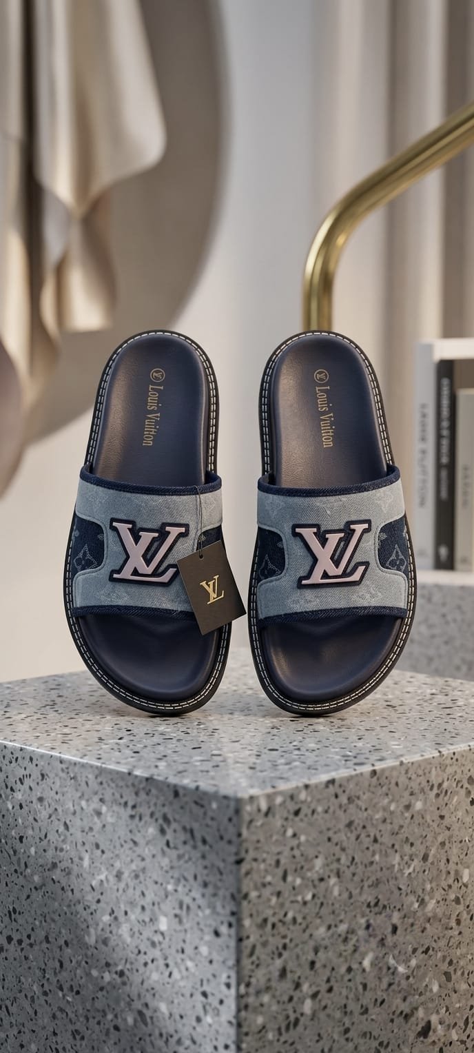 Louis Vuitton Chappal Blue 5351