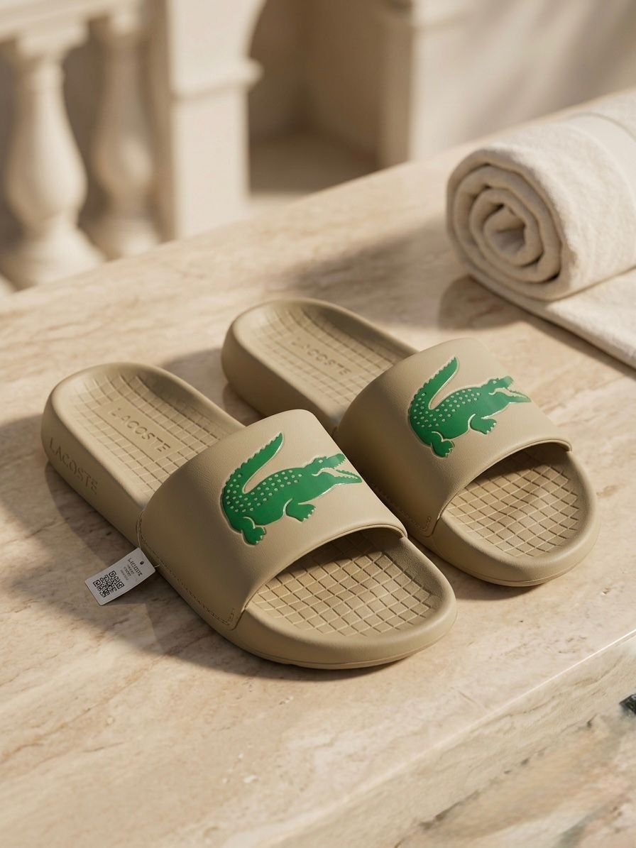 Lacoste Flip Flop Brown