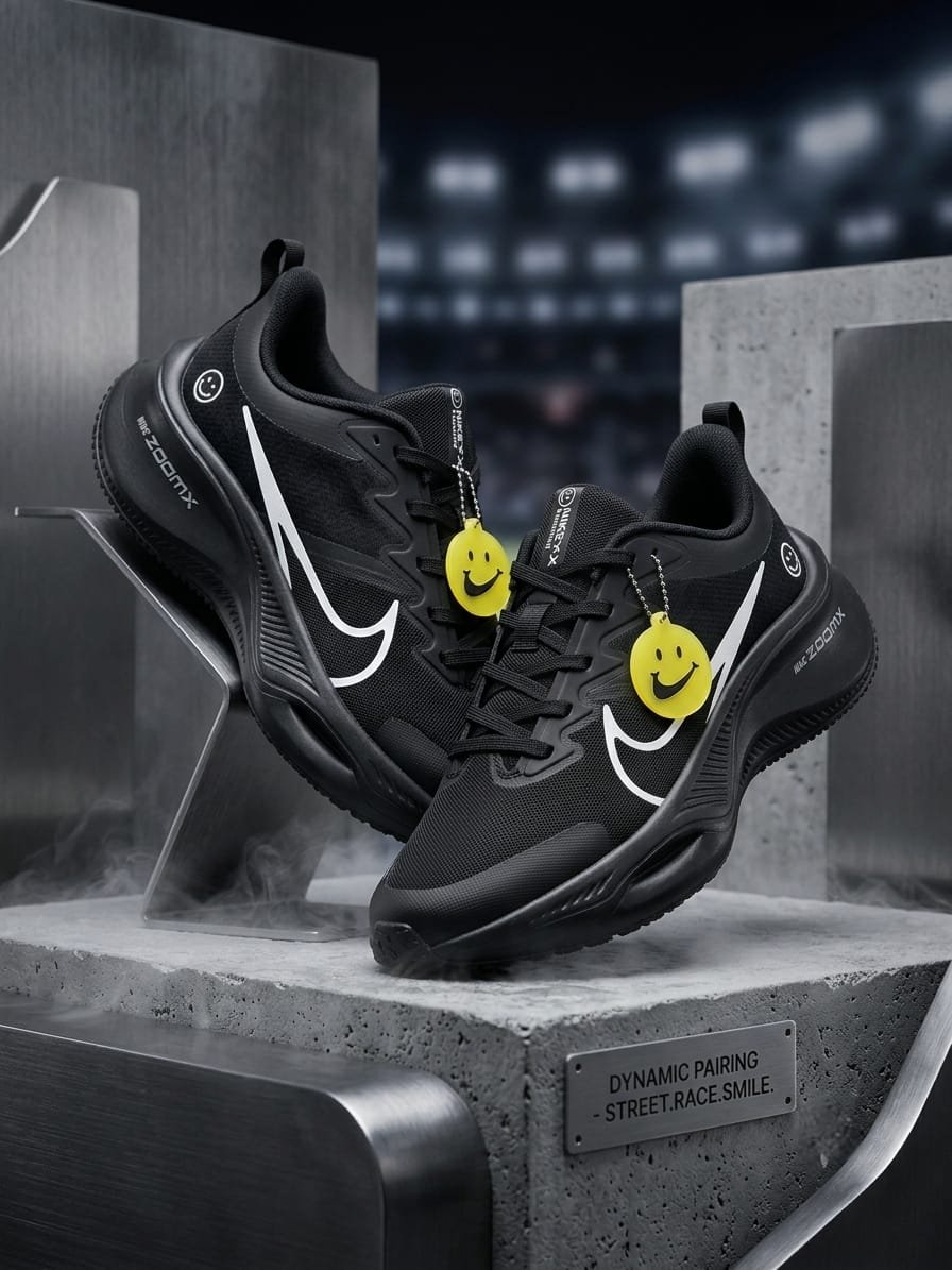Nike Zoom X Smiley Black 3522